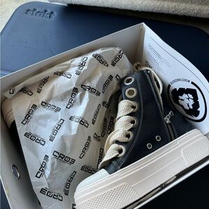Black High-Top Women's Sneakers